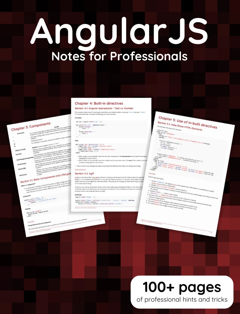 AngularJS Notes for Professionals