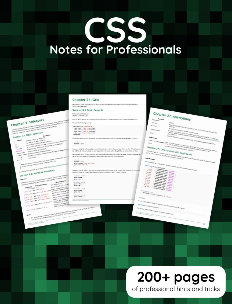CSS Notes for Professionals