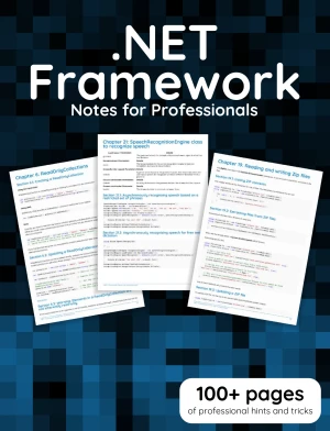 .NET Framework Notes for Professionals