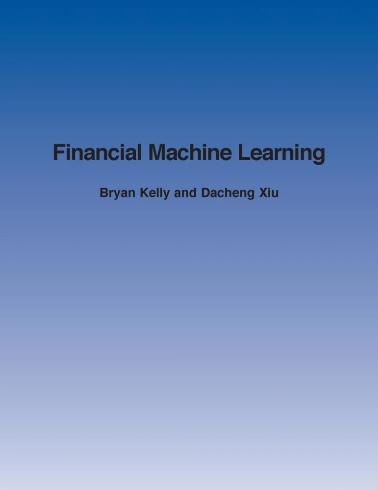 Financial Machine Learning