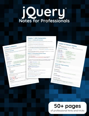 jQuery Notes for Professionals
