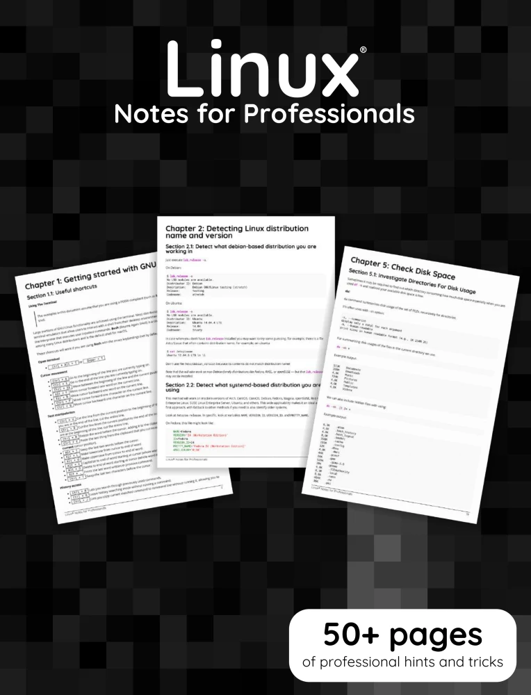 Linux Notes for Professionals