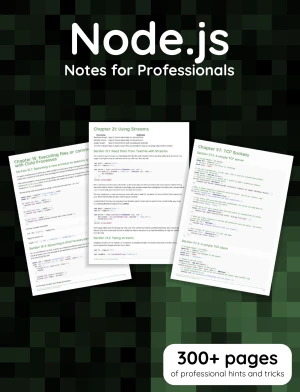 Node.js Notes for Professionals