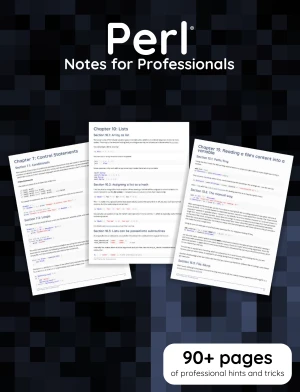 Perl Notes for Professionals
