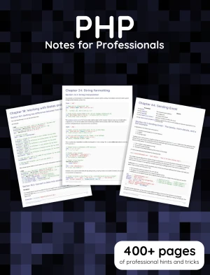 PHP Notes for Professionals