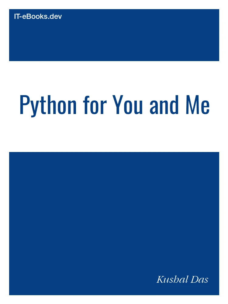Python for You and Me