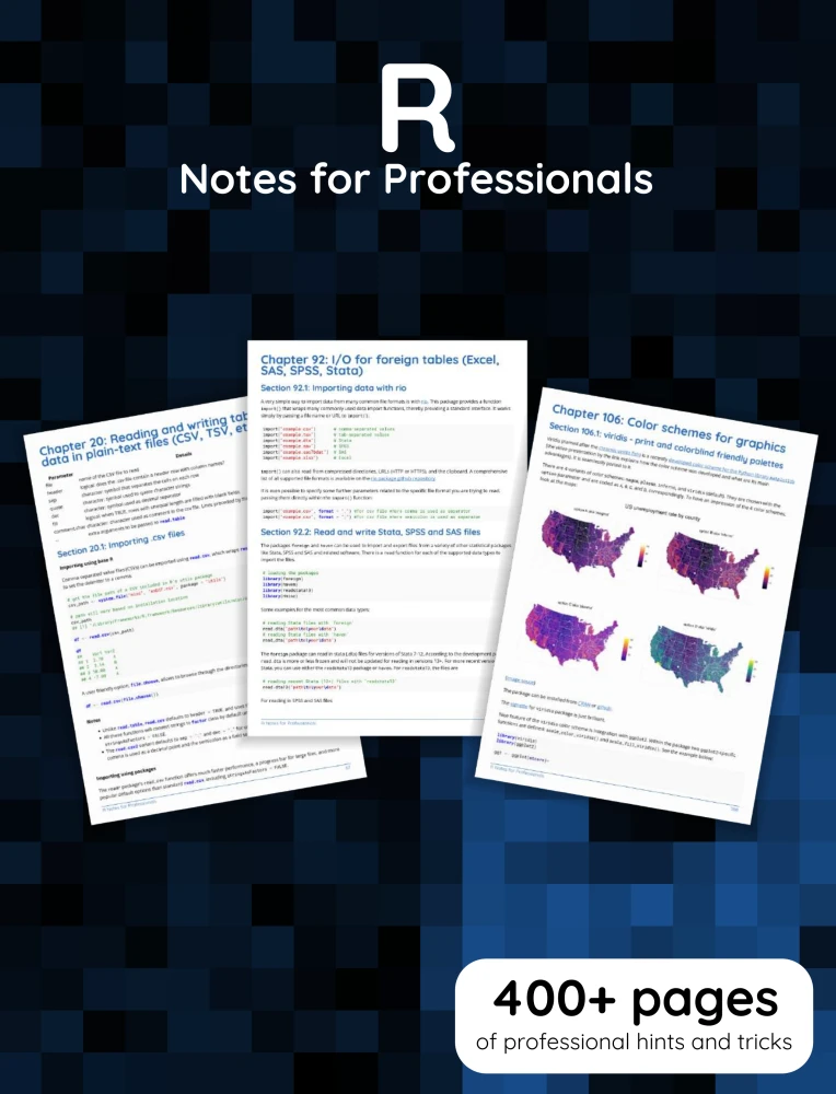 R Notes for Professionals