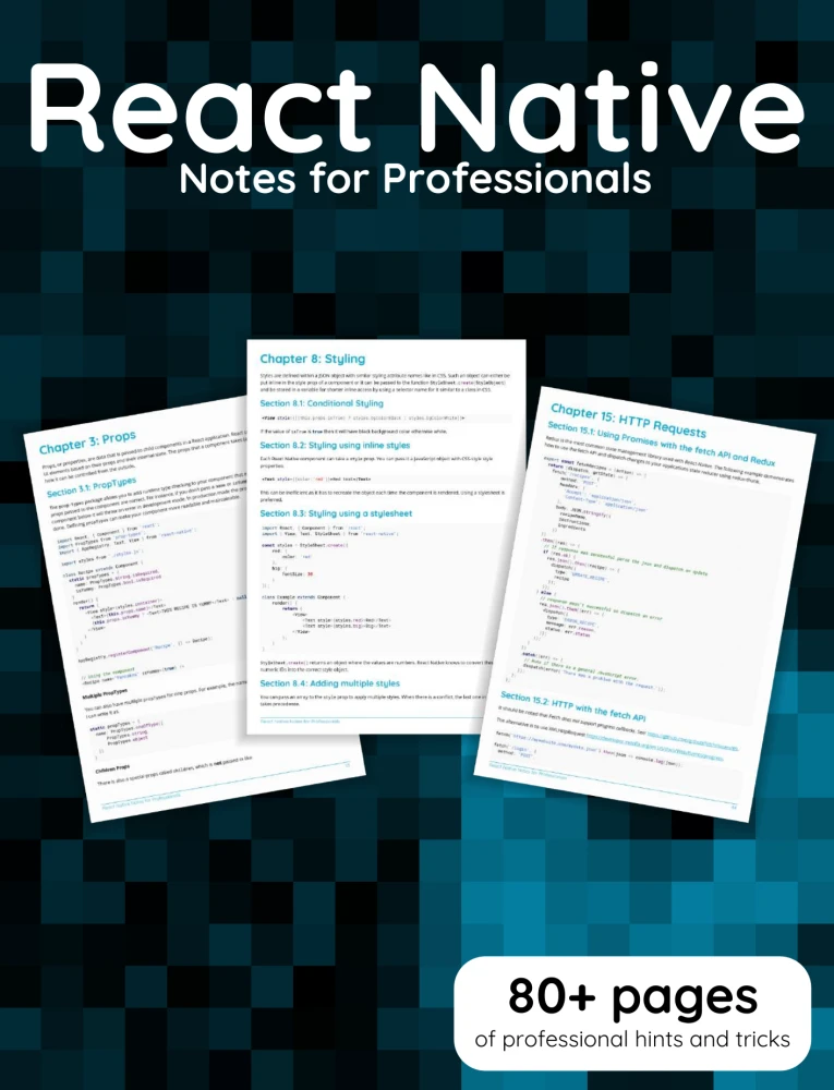 React Native Notes for Professionals