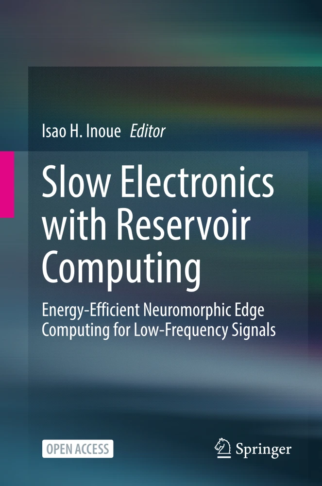 Slow Electronics with Reservoir Computing